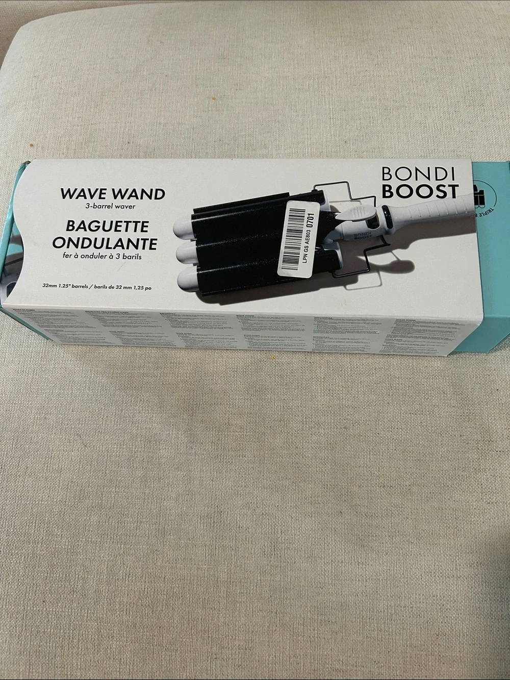 Bondi Boost WAVE WAND 3- barrel waver, NWT Open box